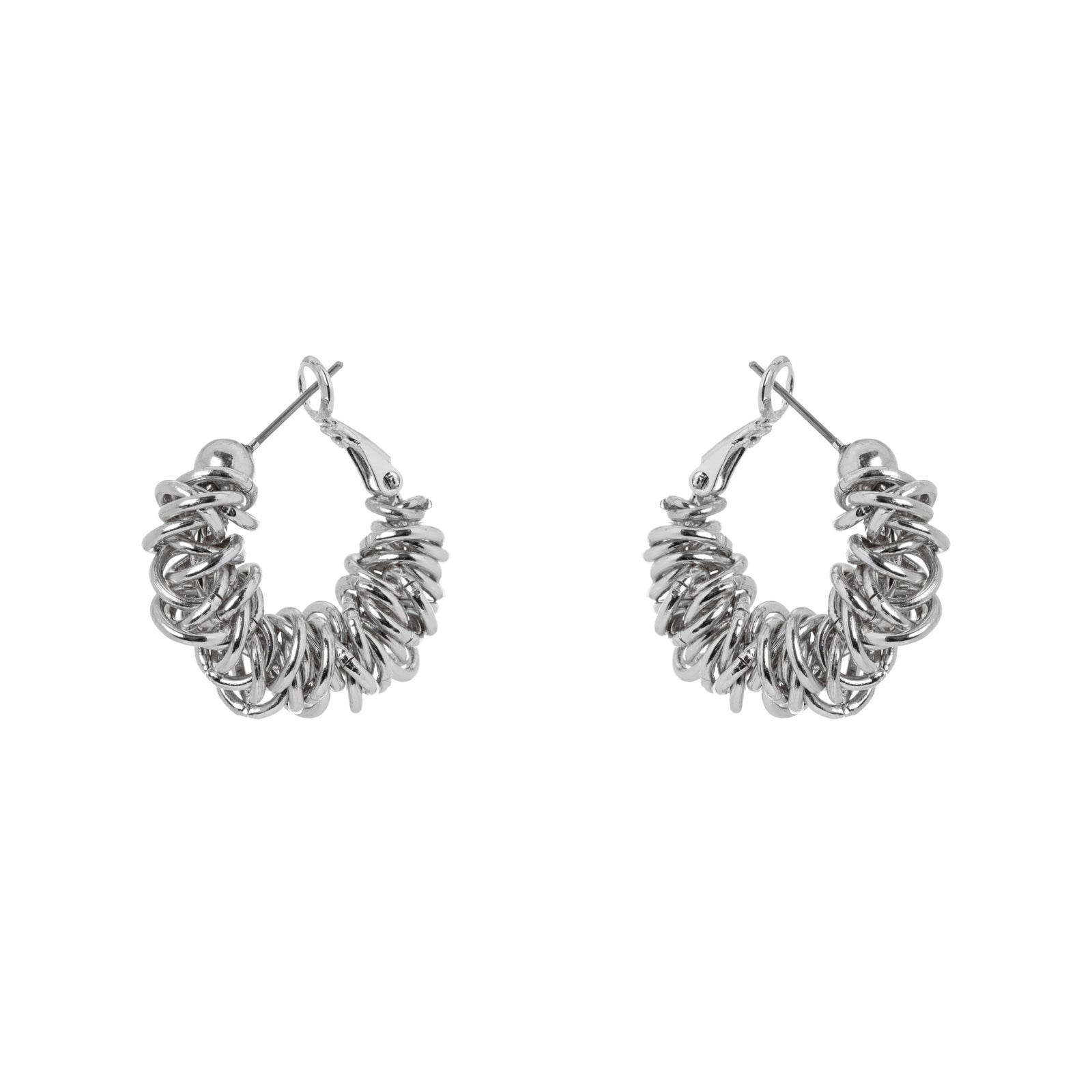 Piccoli orecchini a cerchio Vasilissa - Argento - Sodini Bijoux