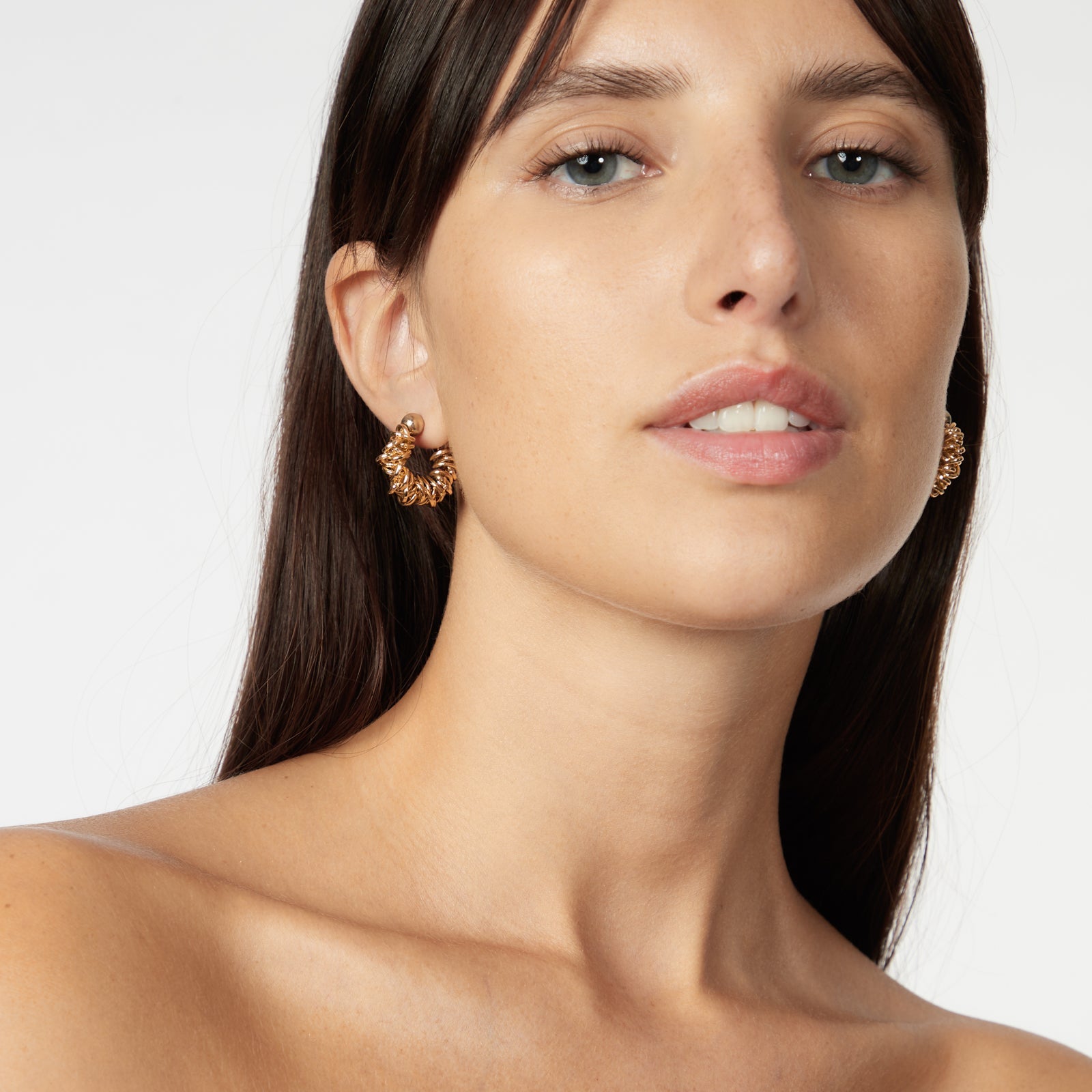 Piccoli orecchini a cerchio Vasilissa - Oro - Sodini Bijoux