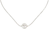 Girocollo con grande perla Pearl - Bianco - Sodini Bijoux