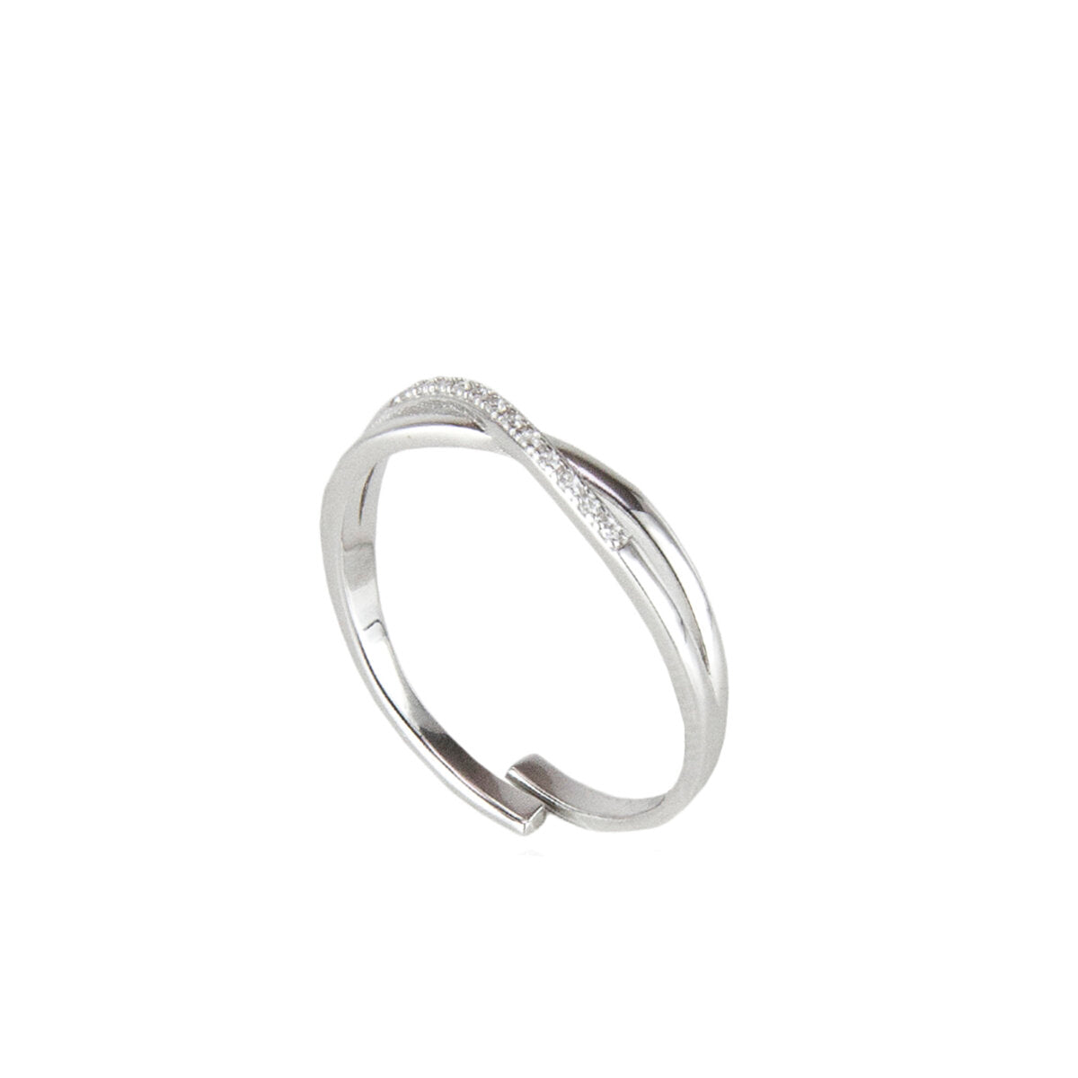 Infinity ring Pearl - - Sodini Bijoux