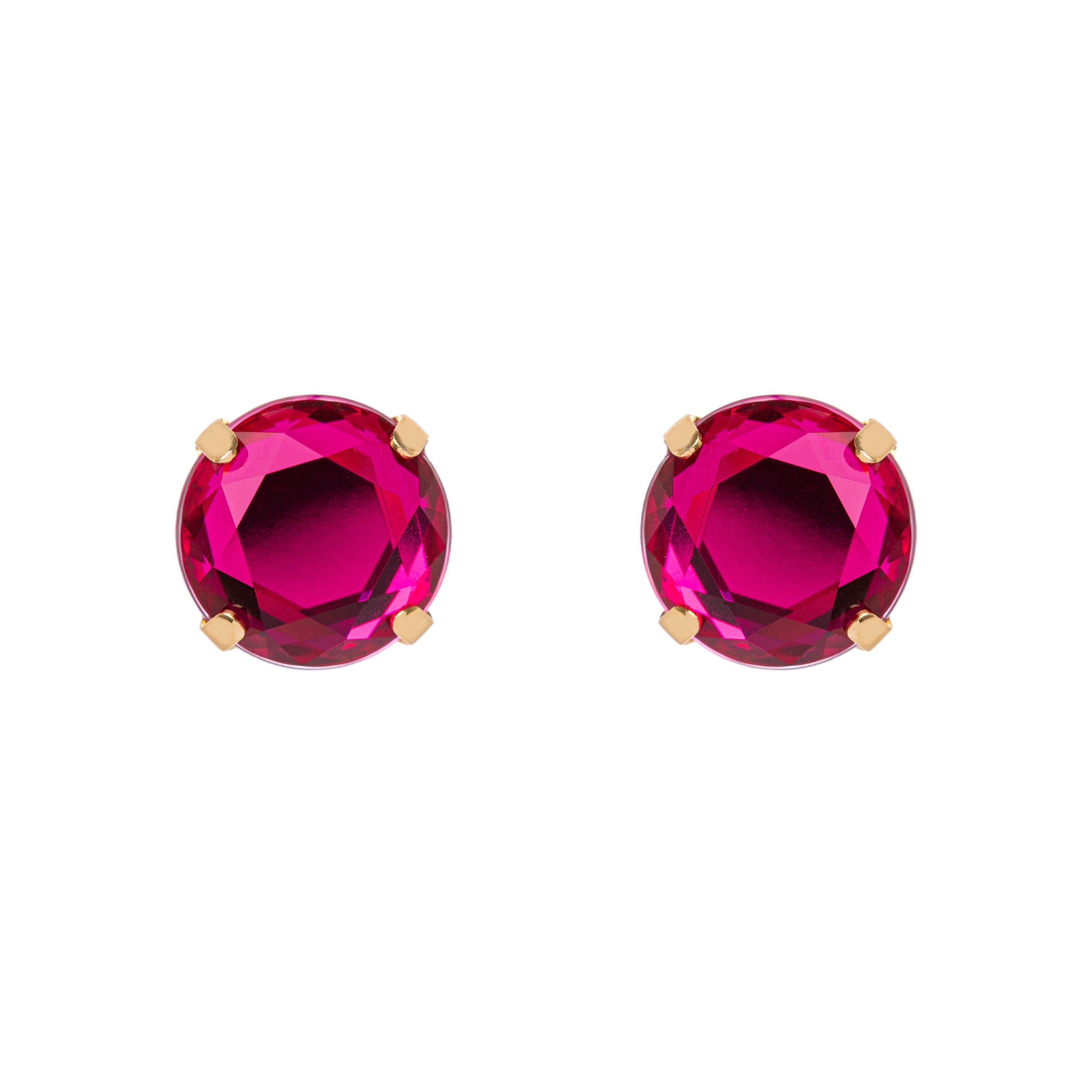 Orecchini punto luce sfaccettato Sunrise - Fucsia - Sodini Bijoux