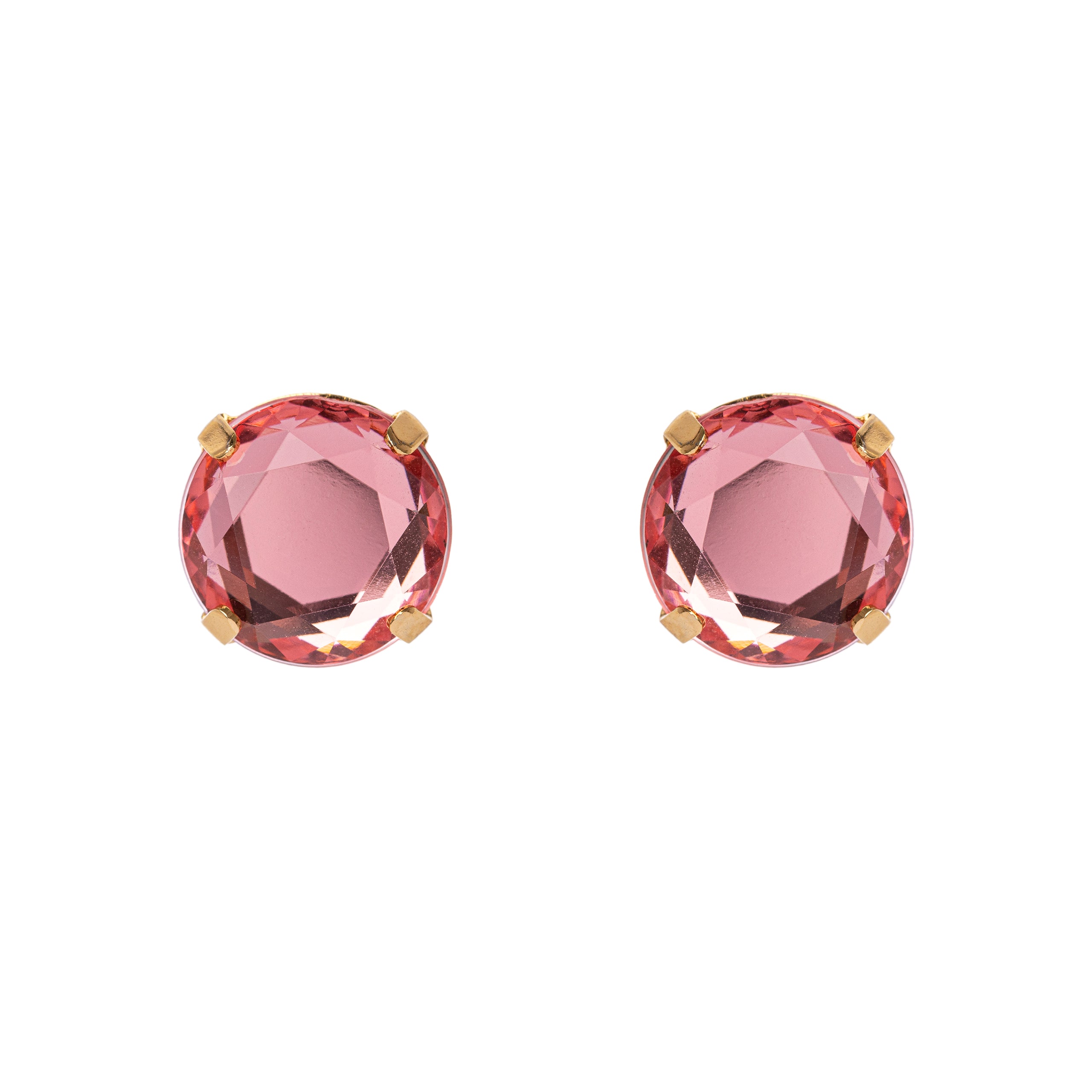 Pink point light earrings Sunrise - Pink - Sodini Bijoux