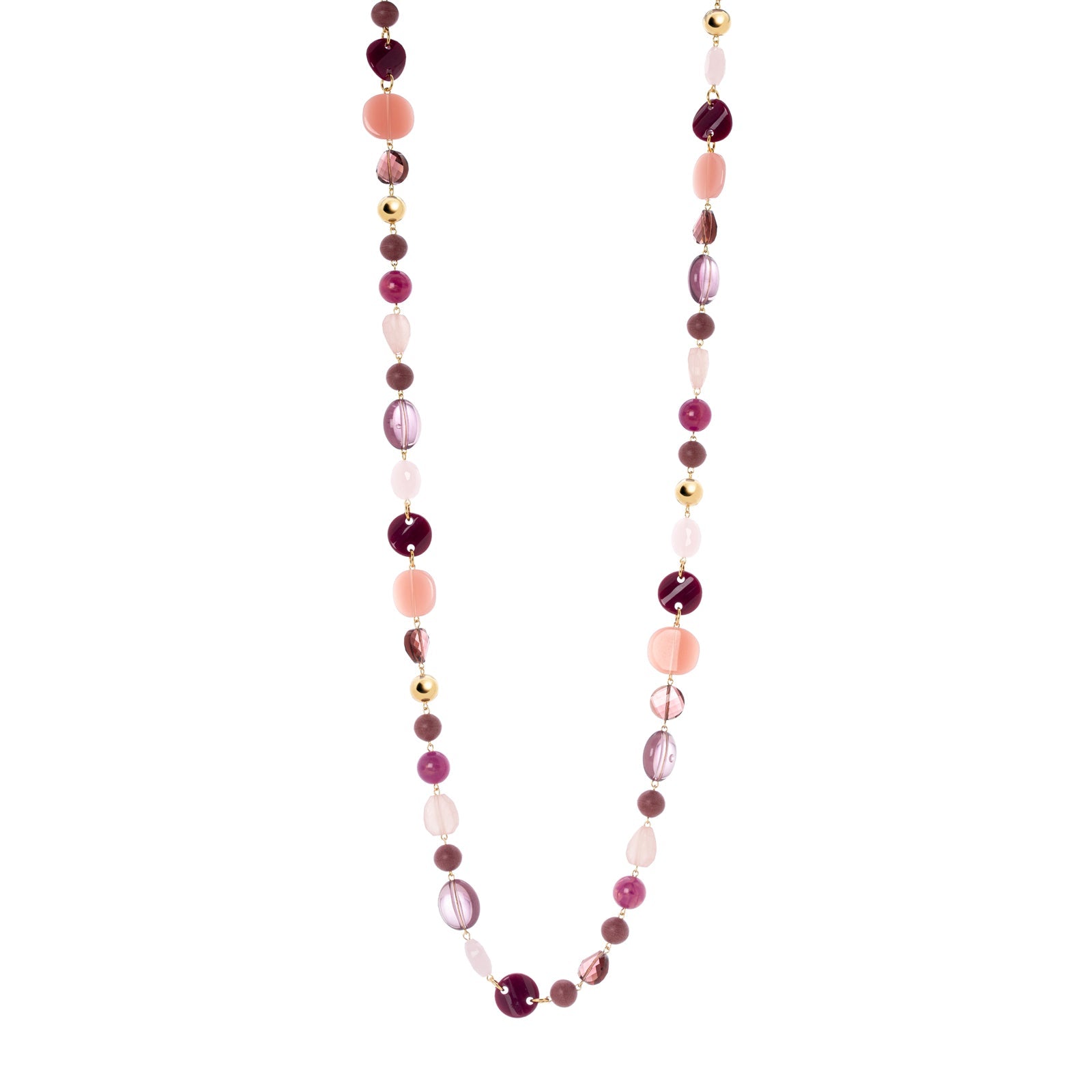 Collana lunga Sleeping Satellite - Viola - Sodini Bijoux