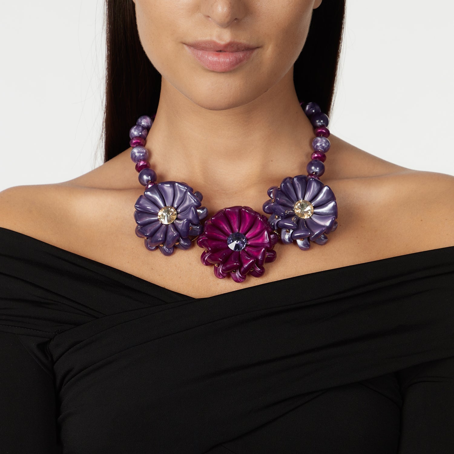 Collana corta Demetra - Viola - Sodini Bijoux