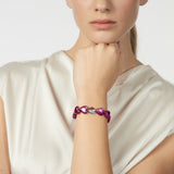 Bracelet with hearts Demetra - Purple - Sodini Bijoux