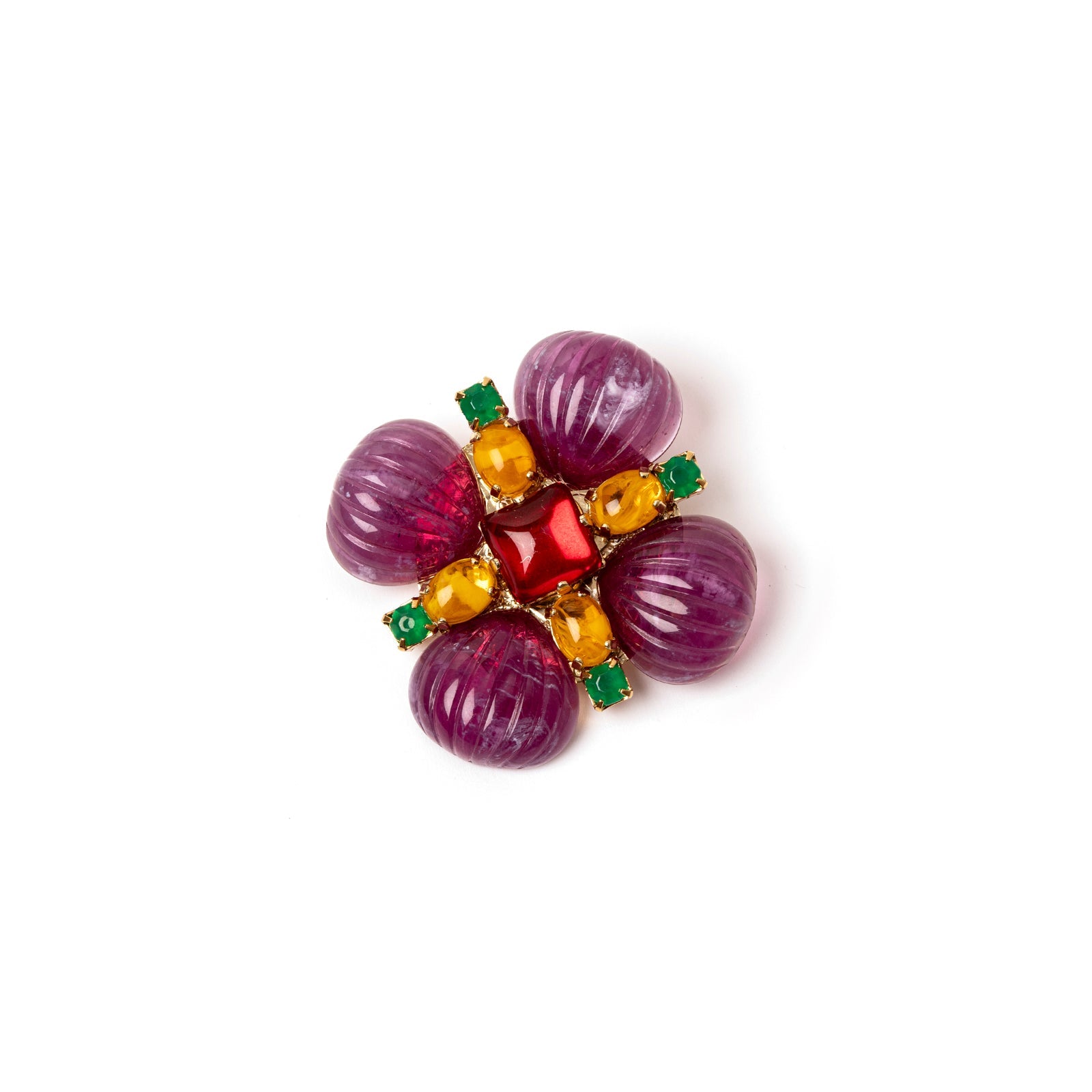 Spilla a fiore Nellie - Viola - Sodini Bijoux
