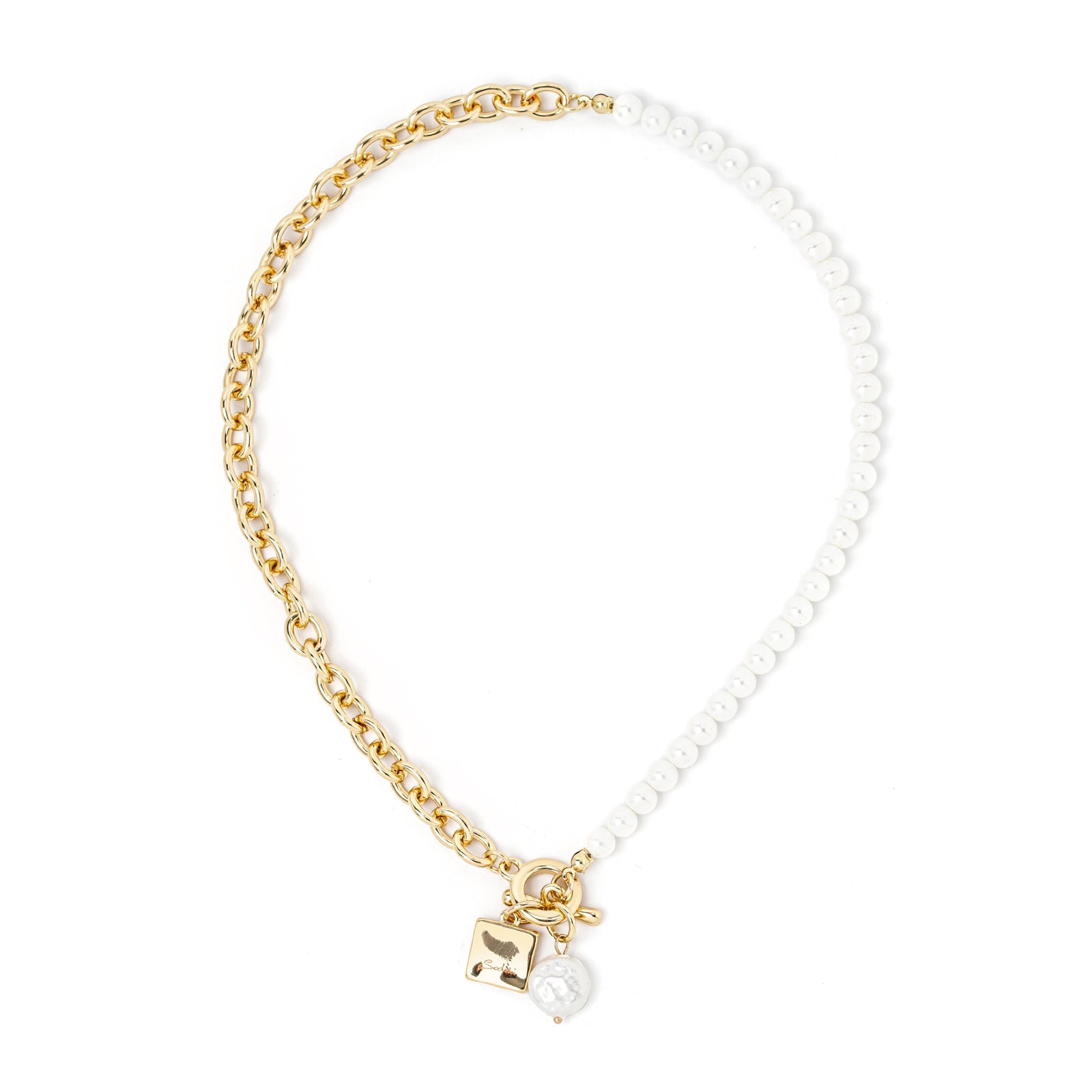 Two sides necklace Andromeda - Gold - Sodini Bijoux