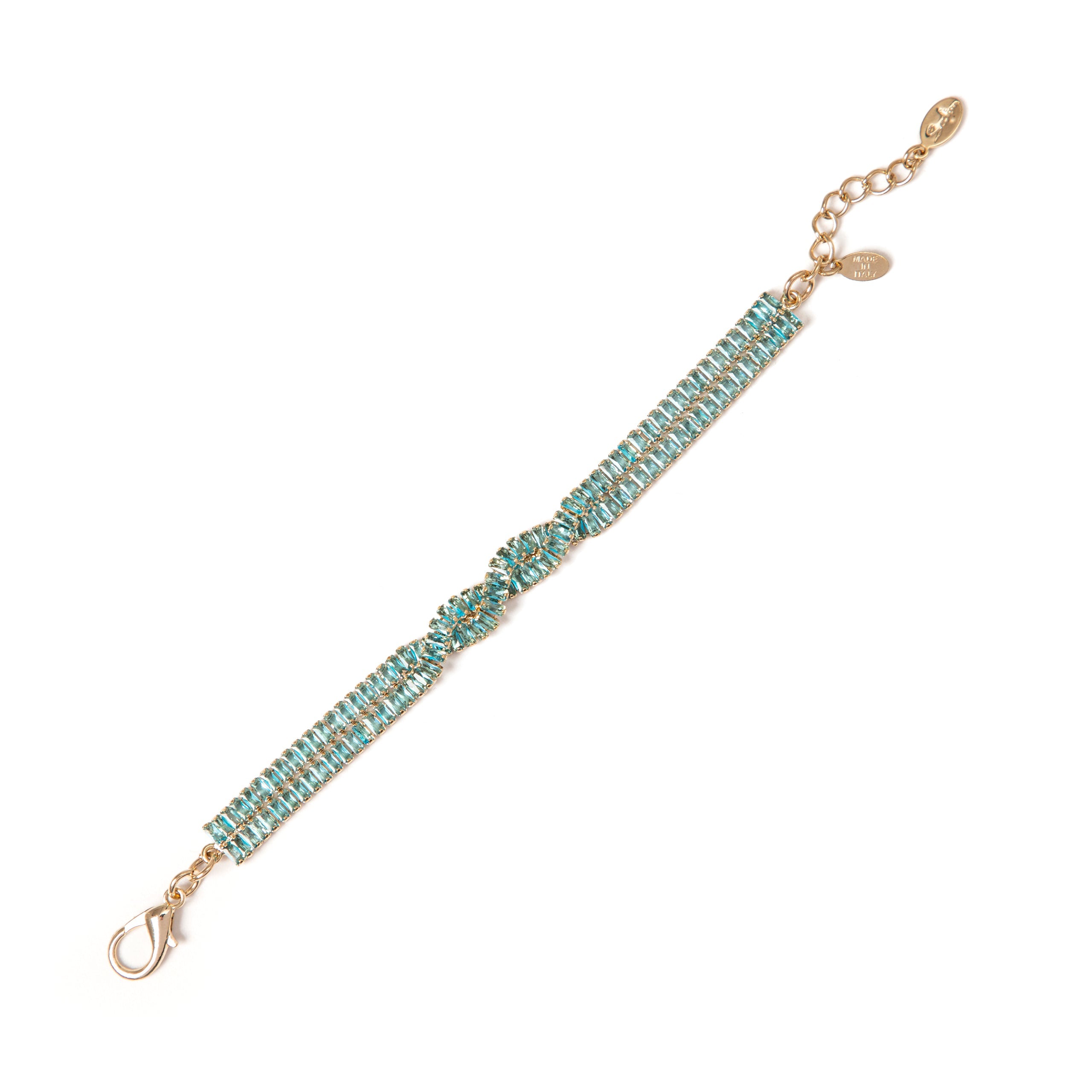 Bracciale a due fili Cometa - Turchese - Sodini Bijoux