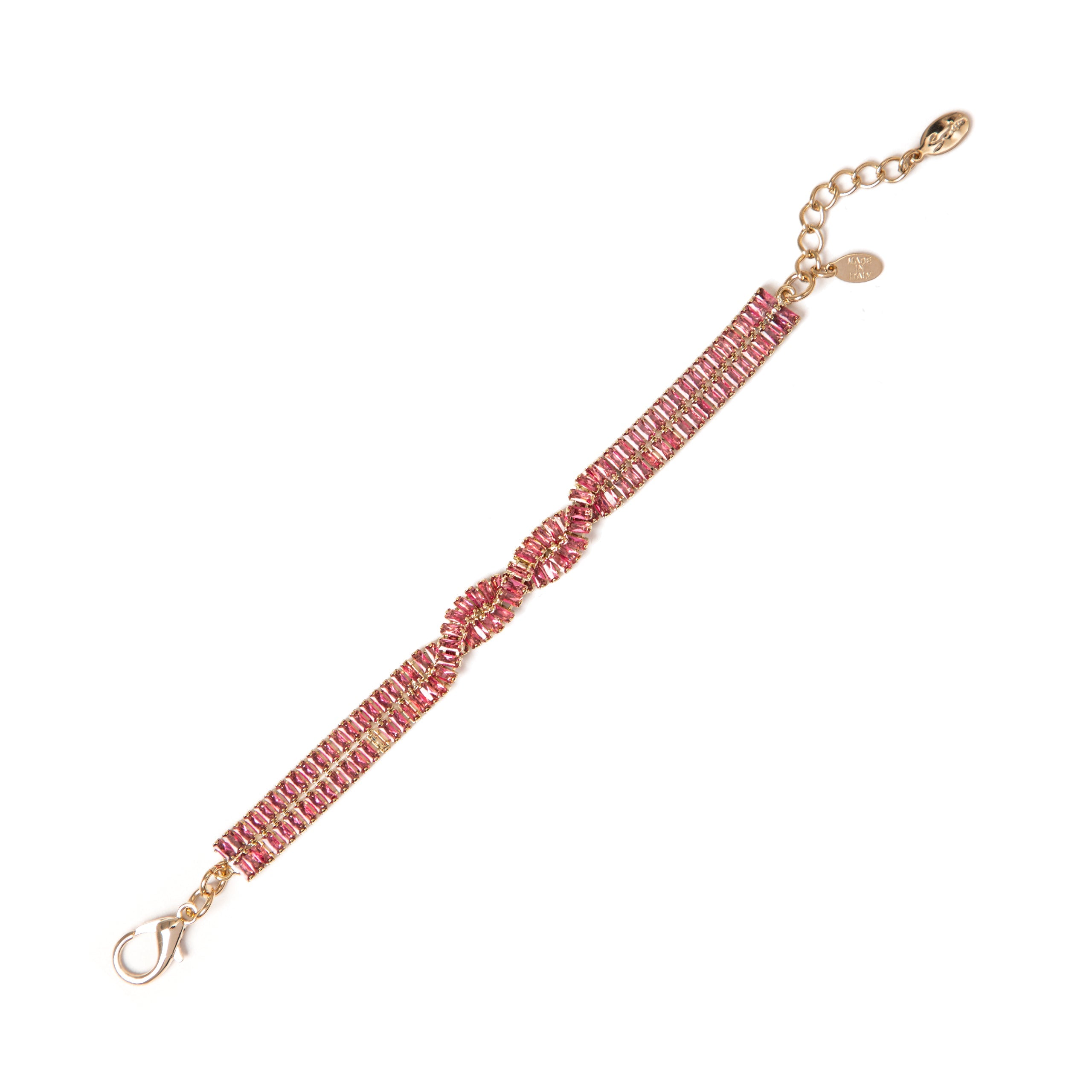 Bracciale a due fili Cometa - Rosa - Sodini Bijoux