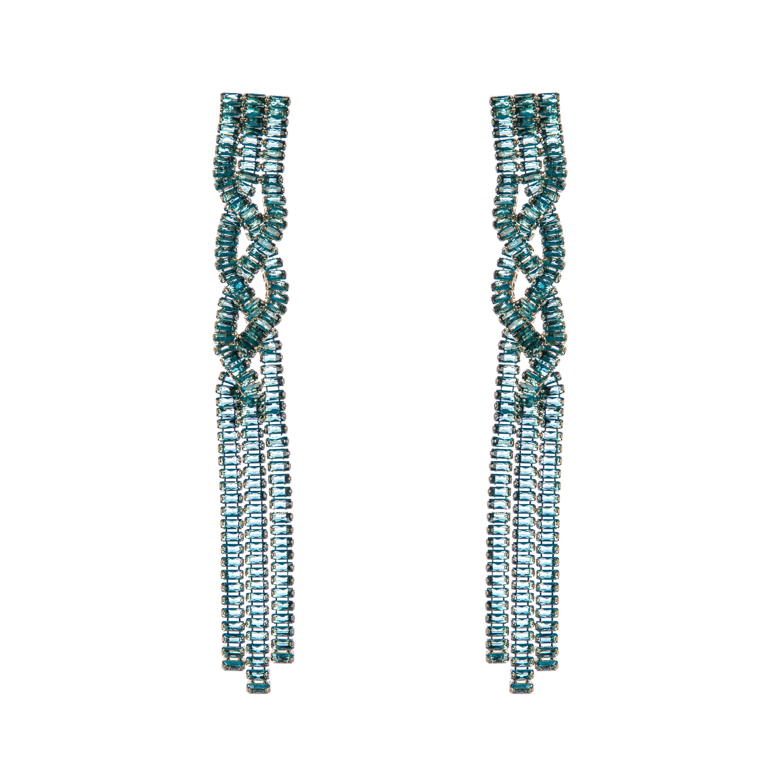 Orecchini lunghi Cometa - Turchese - Sodini Bijoux