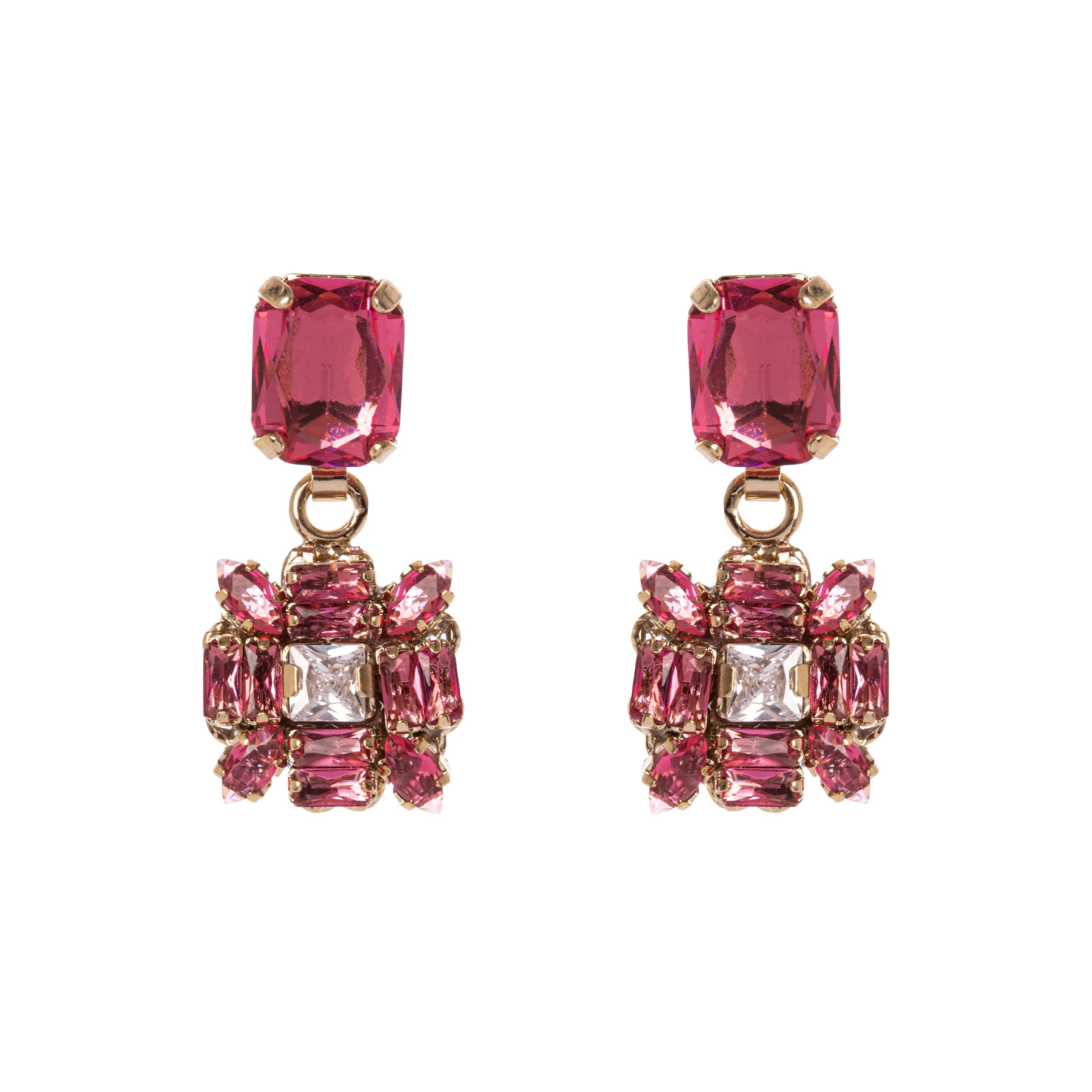 Orecchini con pendente Cometa - Rosa - Sodini Bijoux