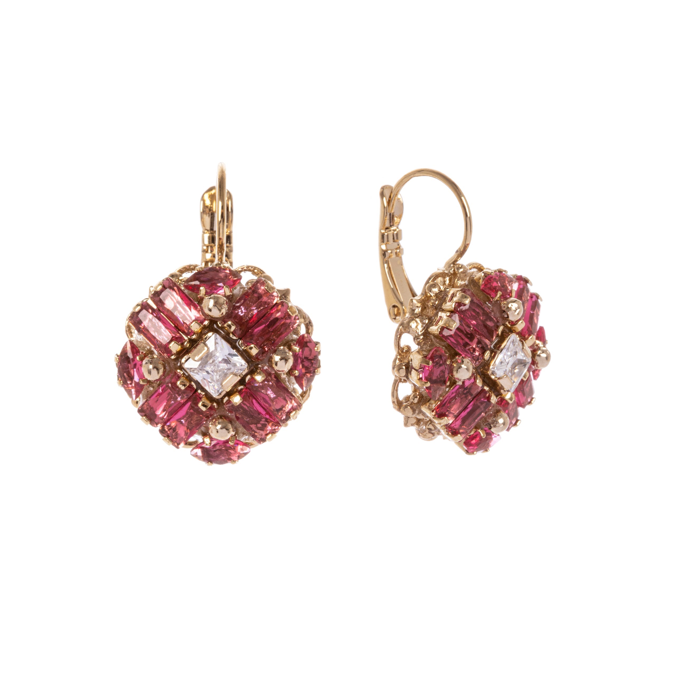 Orecchini romboide Cometa - Rosa - Sodini Bijoux