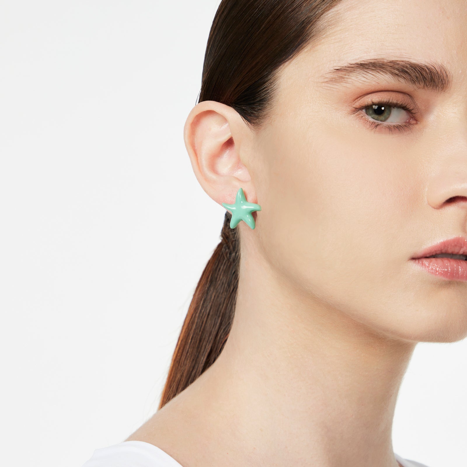 Orecchini a stella di mare Partenope - Turchese - Sodini Bijoux