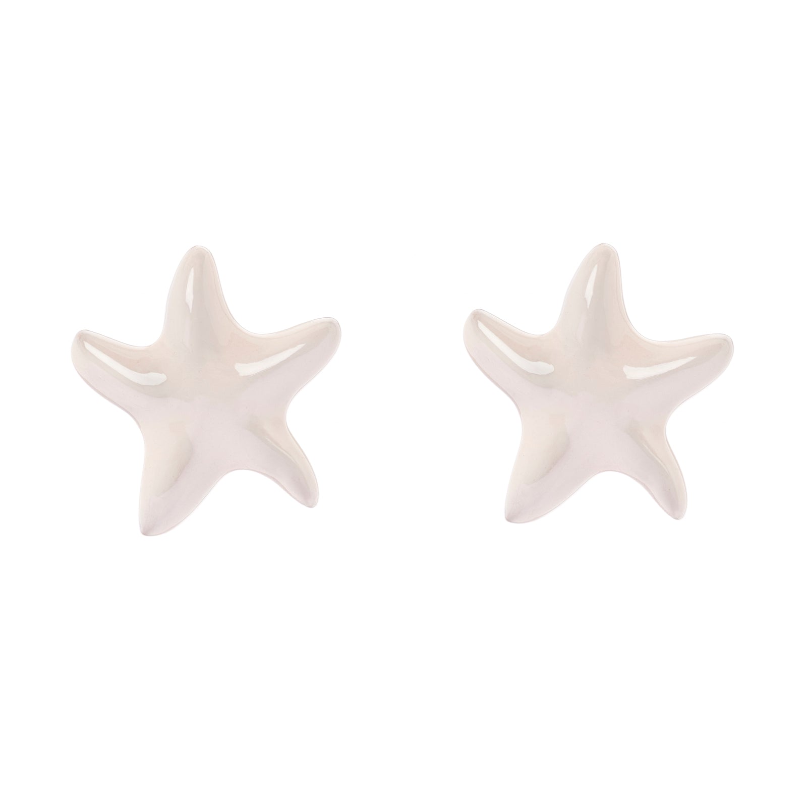 Earrings with starfish Partenope - White - Sodini Bijoux