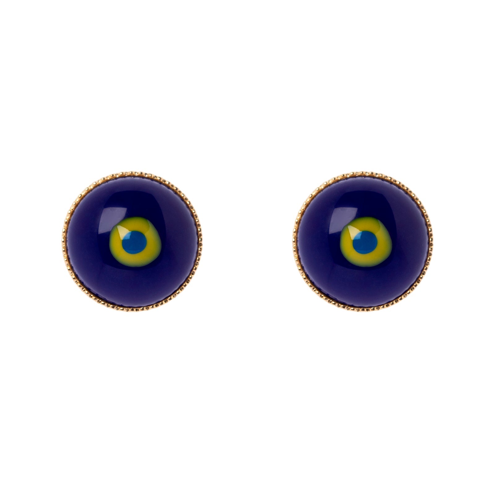Small stud earrings Partenope - Blue - Sodini Bijoux