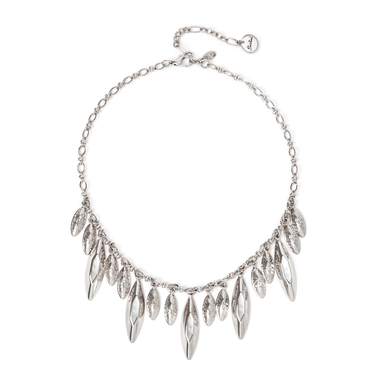 Choker with navettes Amaranta - Silver - Sodini Bijoux