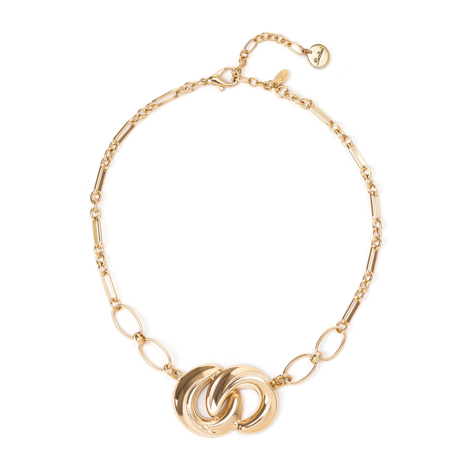 Choker with semi-circles charm Amaranta - Gold - Sodini Bijoux