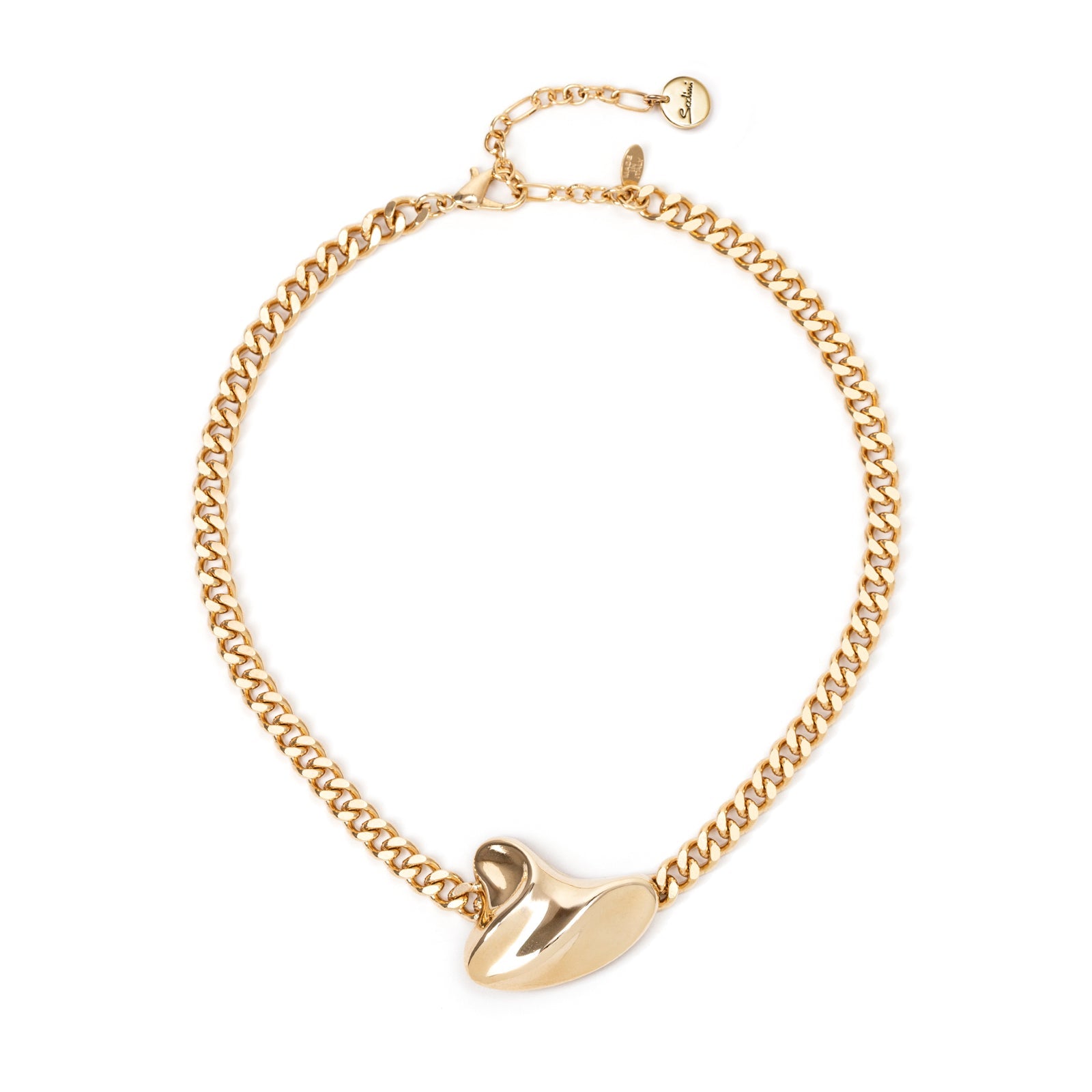 Groumette and creative charm choker Amaranta - Gold - Sodini Bijoux