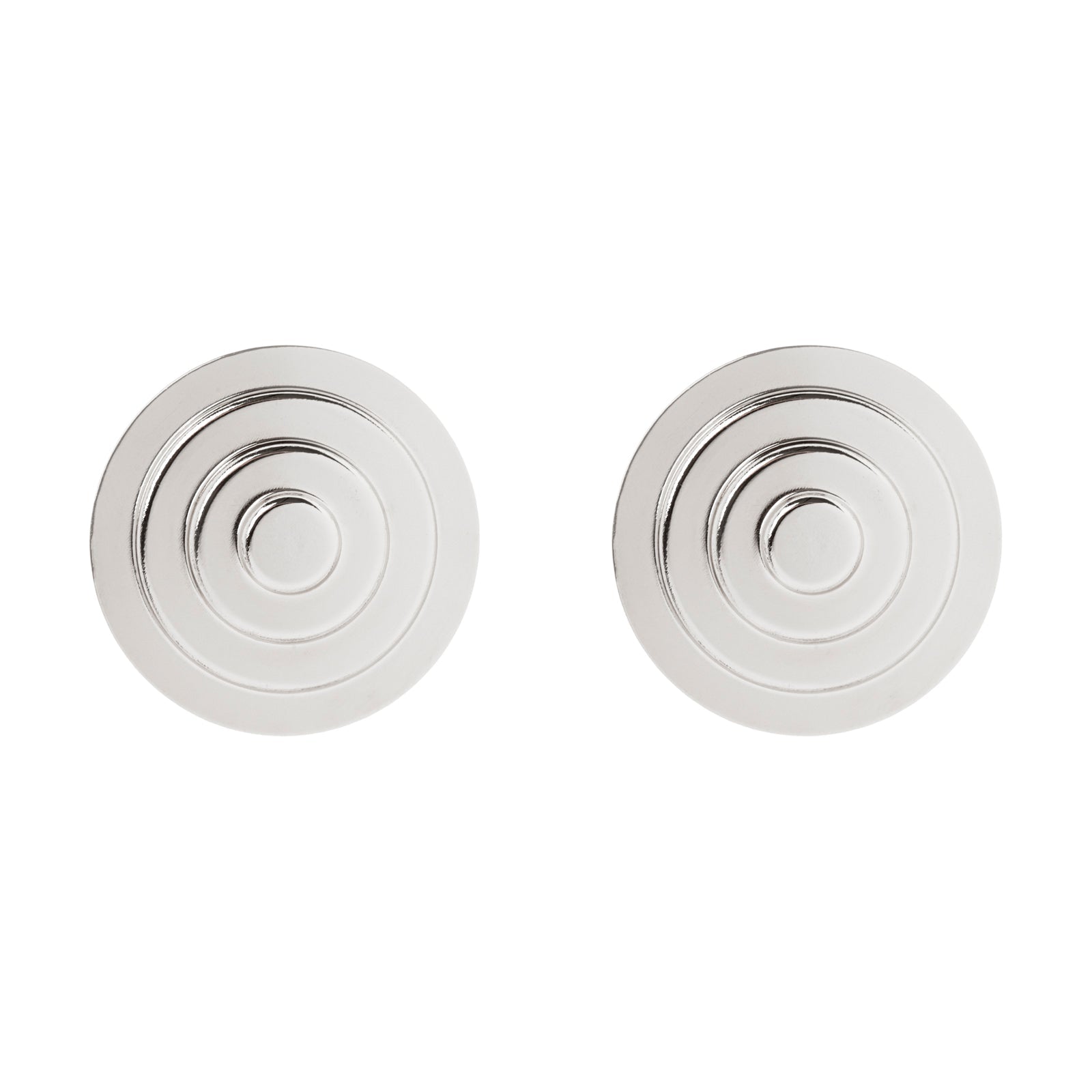 Disc shaped earrings Amaranta - Silver - Sodini Bijoux
