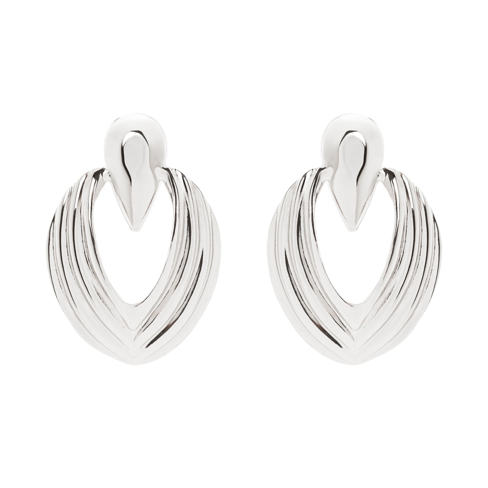 Orecchini goccia e ovale Amaranta - Argento - Sodini Bijoux