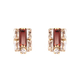 Mini earrings Semira - Red - Sodini Bijoux