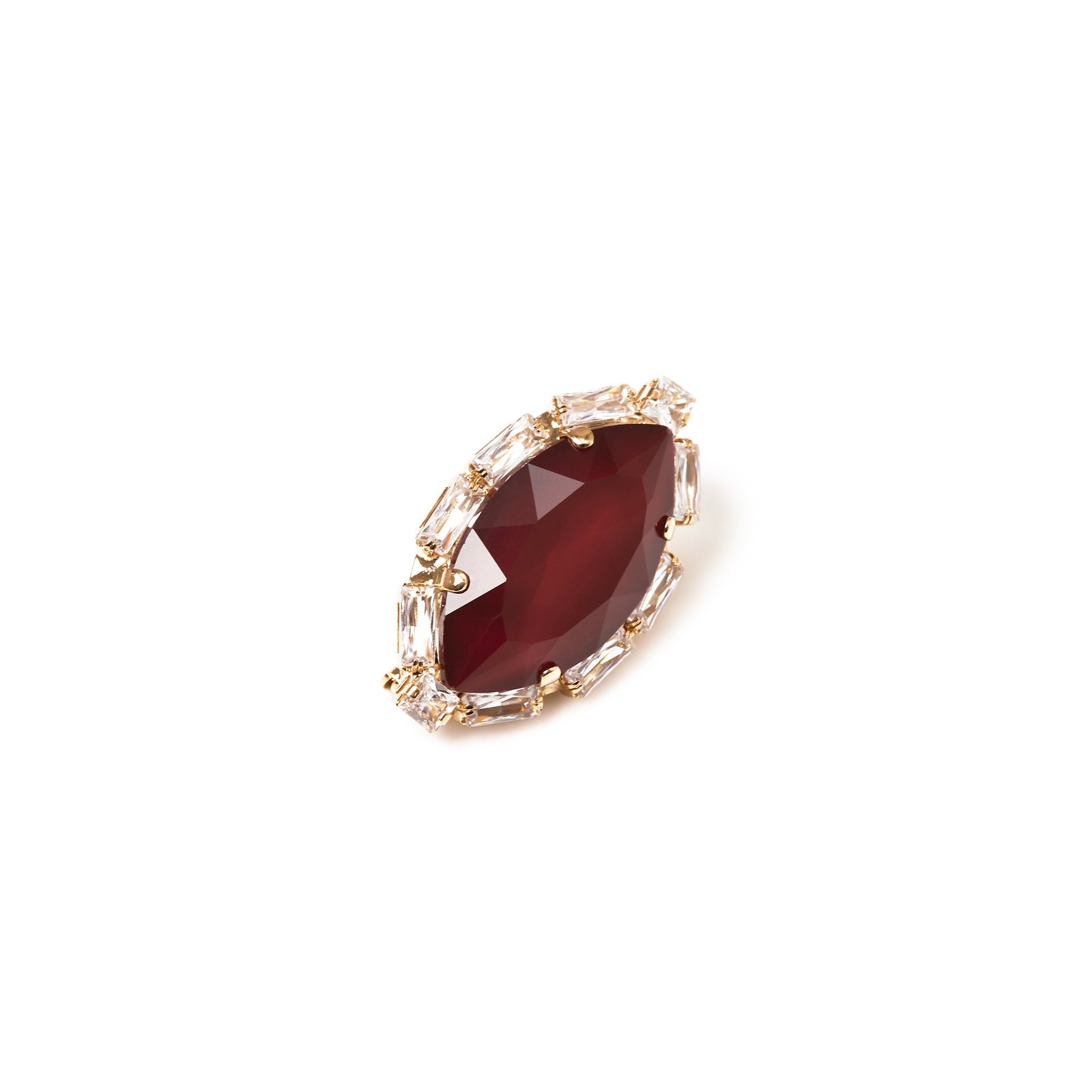 Spilla marquise Semira - Rosso - Sodini Bijoux