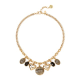 Girocollo groumette e pendenti Malena - Nero - Sodini Bijoux