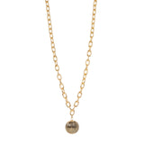 Collana lunga catena semisfera Malena - Nero - Sodini Bijoux