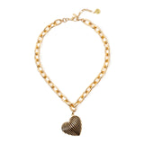 Girocollo catena e cuore Malena - Nero - Sodini Bijoux