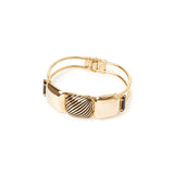 Rigid bracelet Malena - Black - Sodini Bijoux