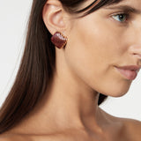 Orecchini a rombo Malena - Rosso - Sodini Bijoux