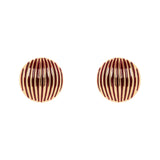 Orecchini piccola semisfera Malena - Rosso - Sodini Bijoux