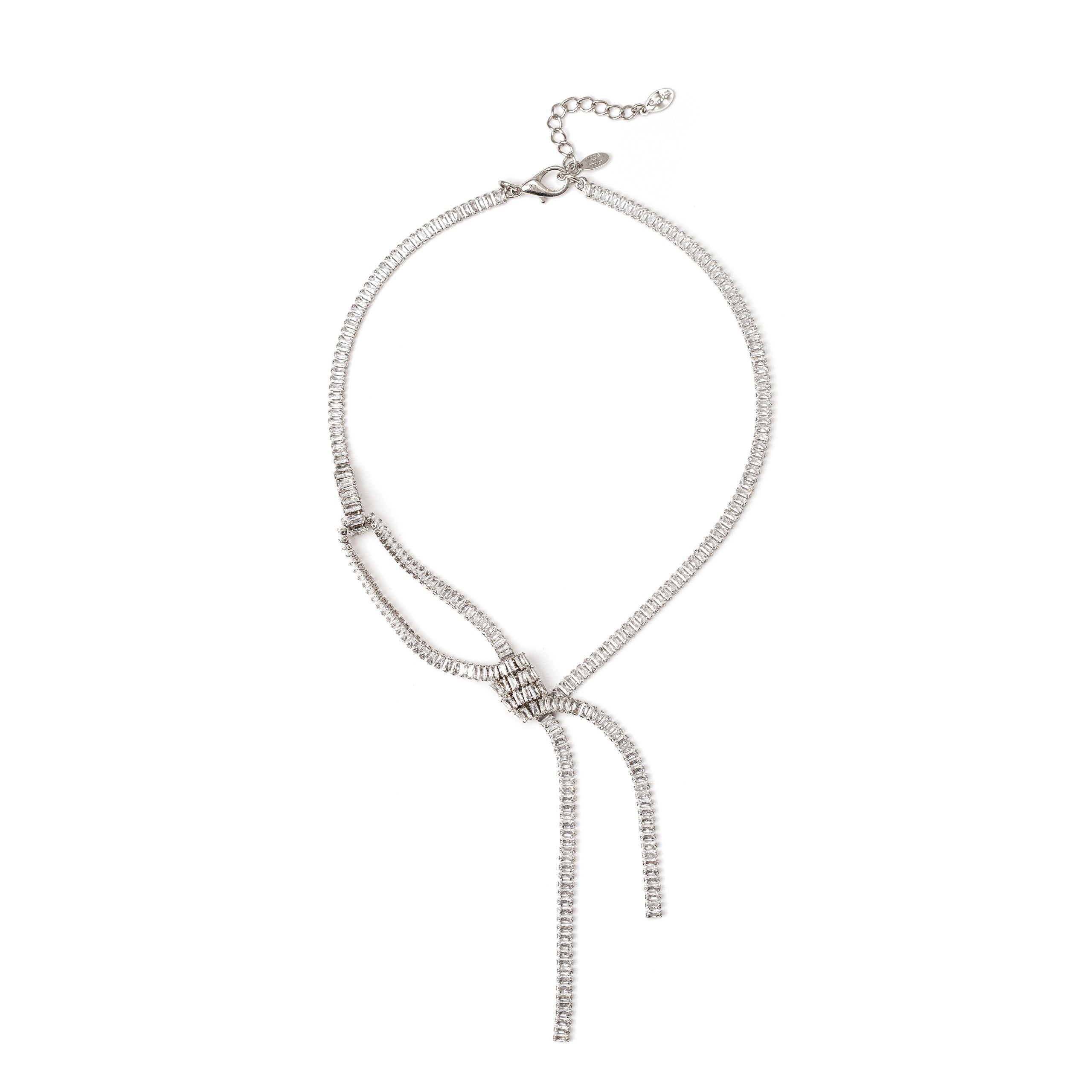 Collana nodo di zirconi Diana - Bianco - Sodini Bijoux