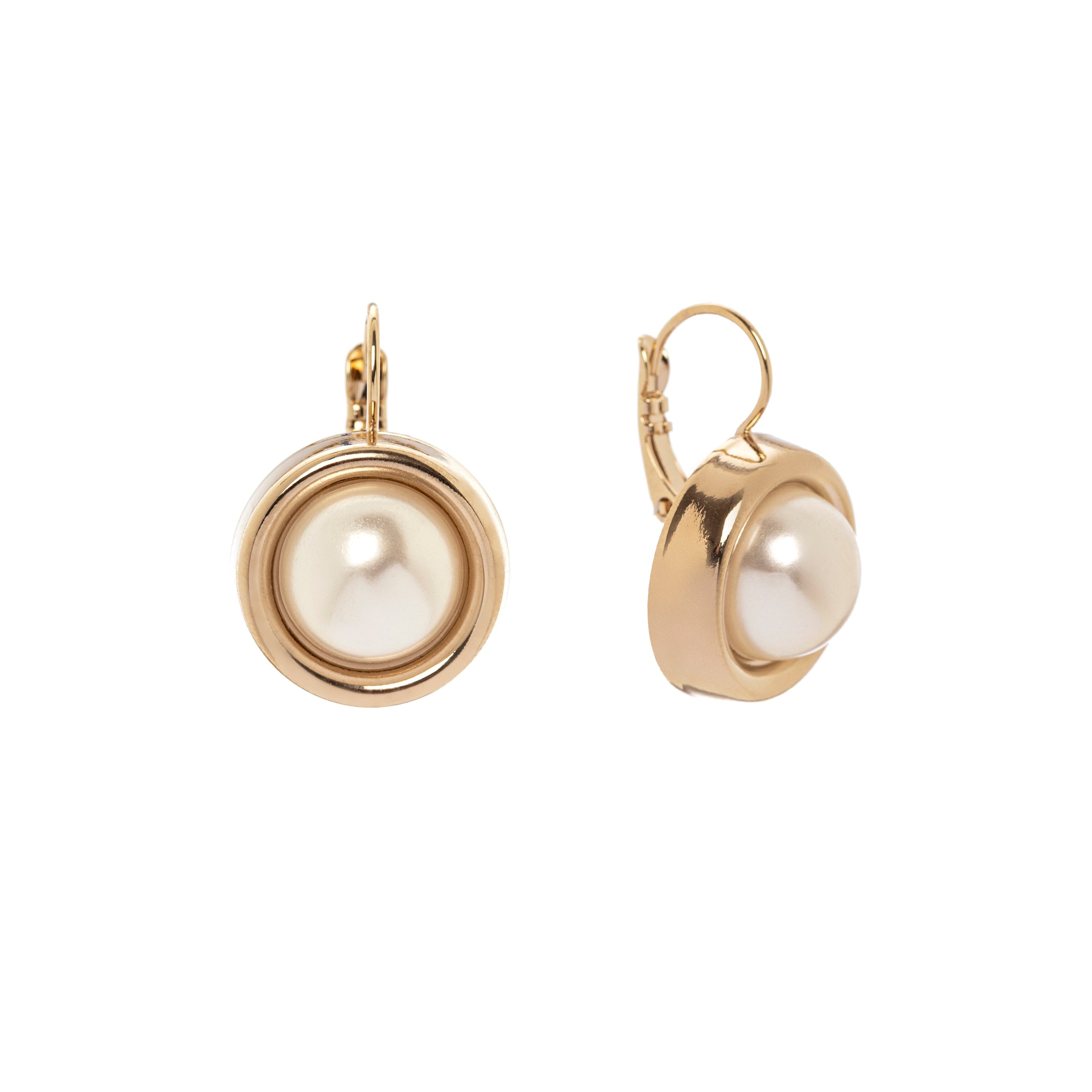 Orecchini a monachella in Oro giallo Sfera Orecchini a monachella in Oro giallo Sfera