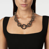Collana corta a cerchi Drusilla - Nero - Sodini Bijoux