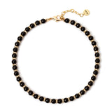 Girocollo perle e anellini Drusilla - Nero - Sodini Bijoux