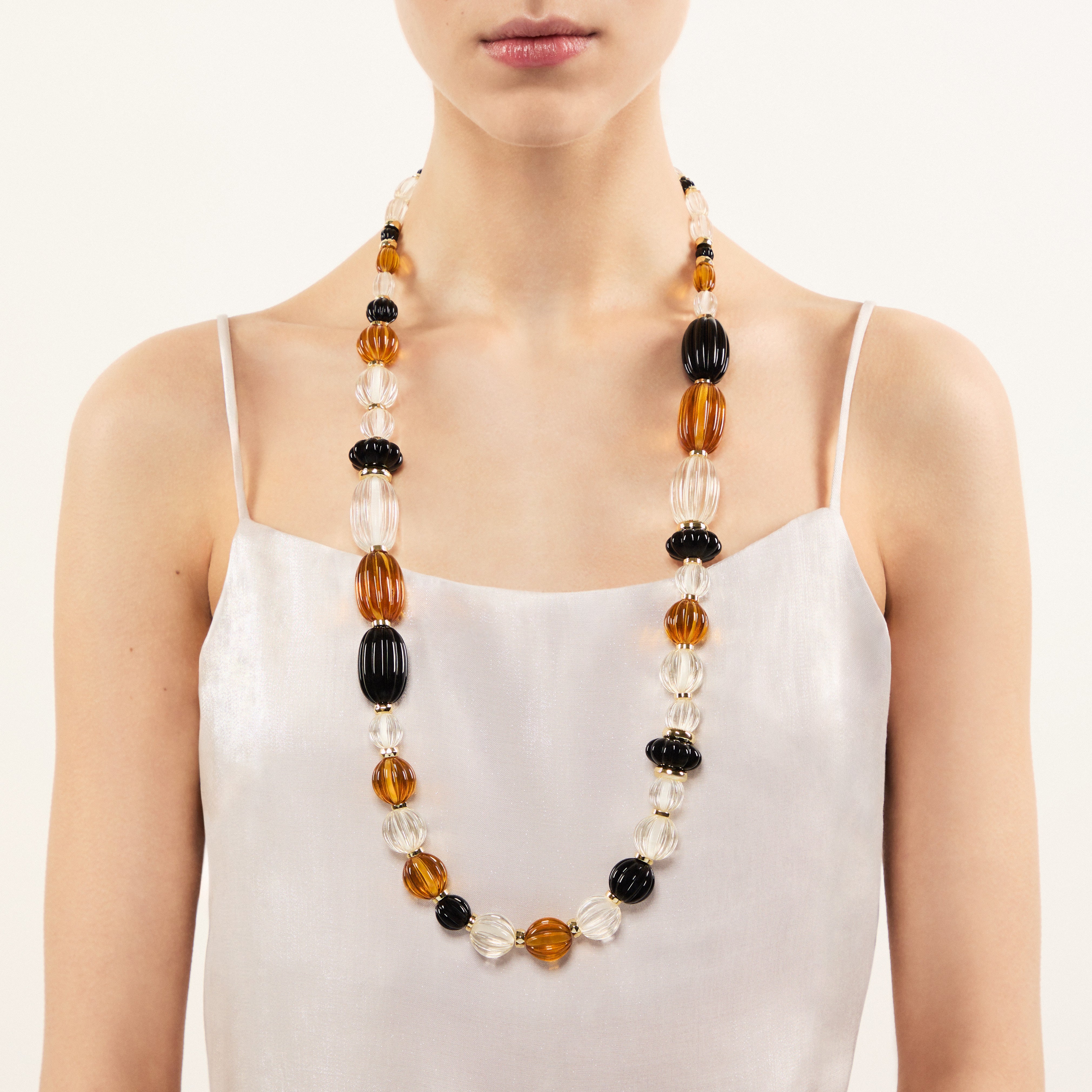 Collana Plissè - Arancio - Sodini Bijoux