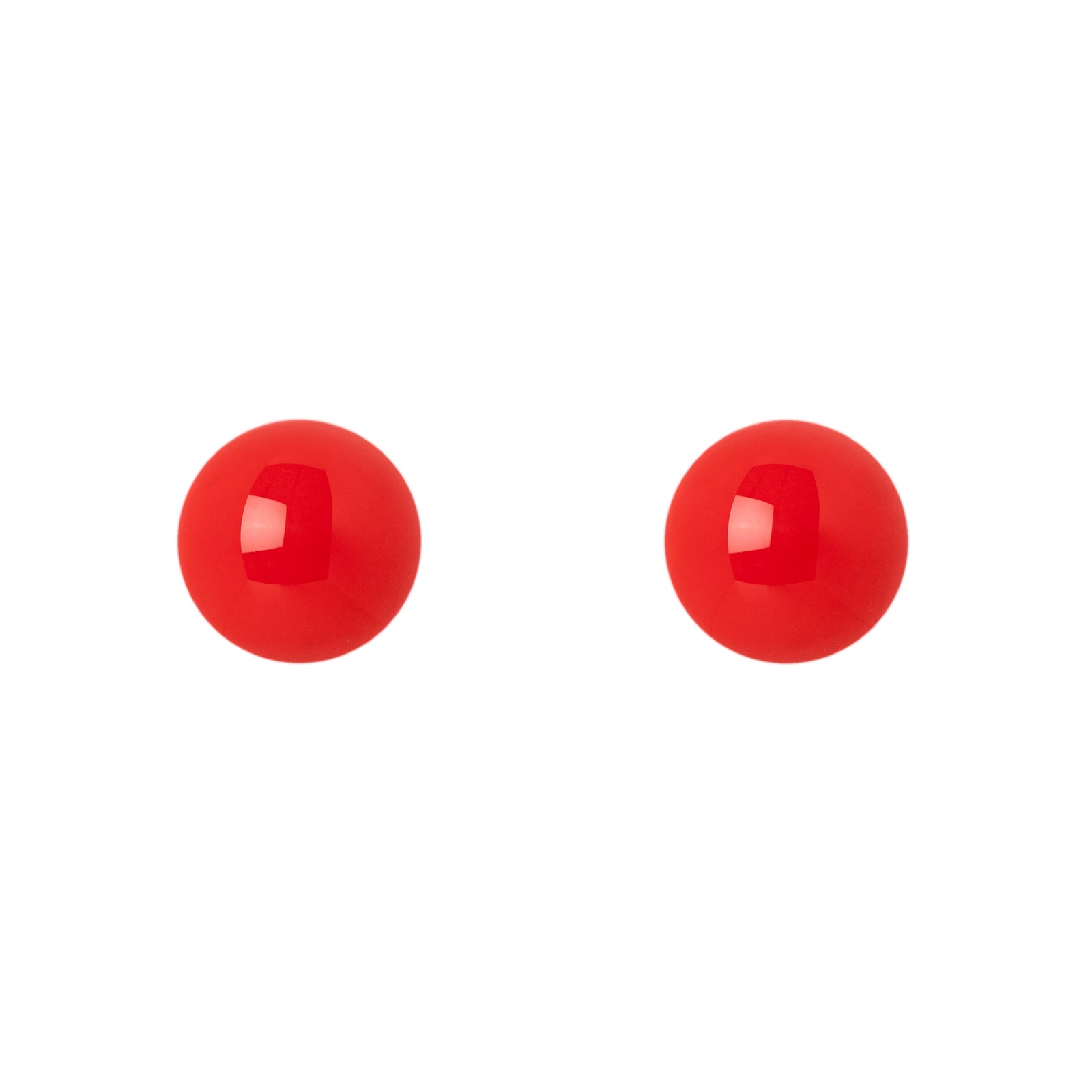 Orecchini a semi-sfera Queens - Corallo - Sodini Bijoux