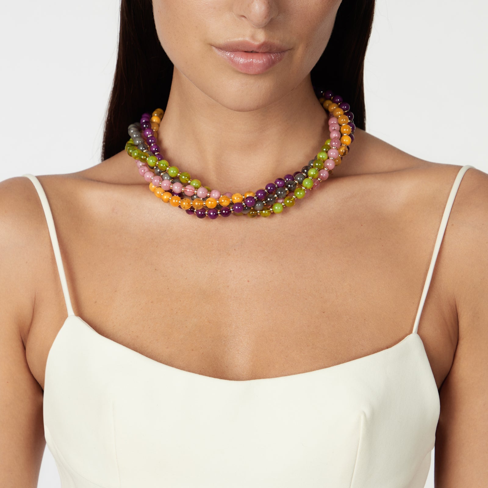 Collana multifilo Ester - Multicolor - Sodini Bijoux