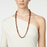 Collana con elementi cubici Yaba - Marrone - Sodini Bijoux