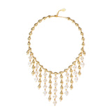 Girocollo a maglia geometrica e catenelle Eva - Oro - Sodini Bijoux