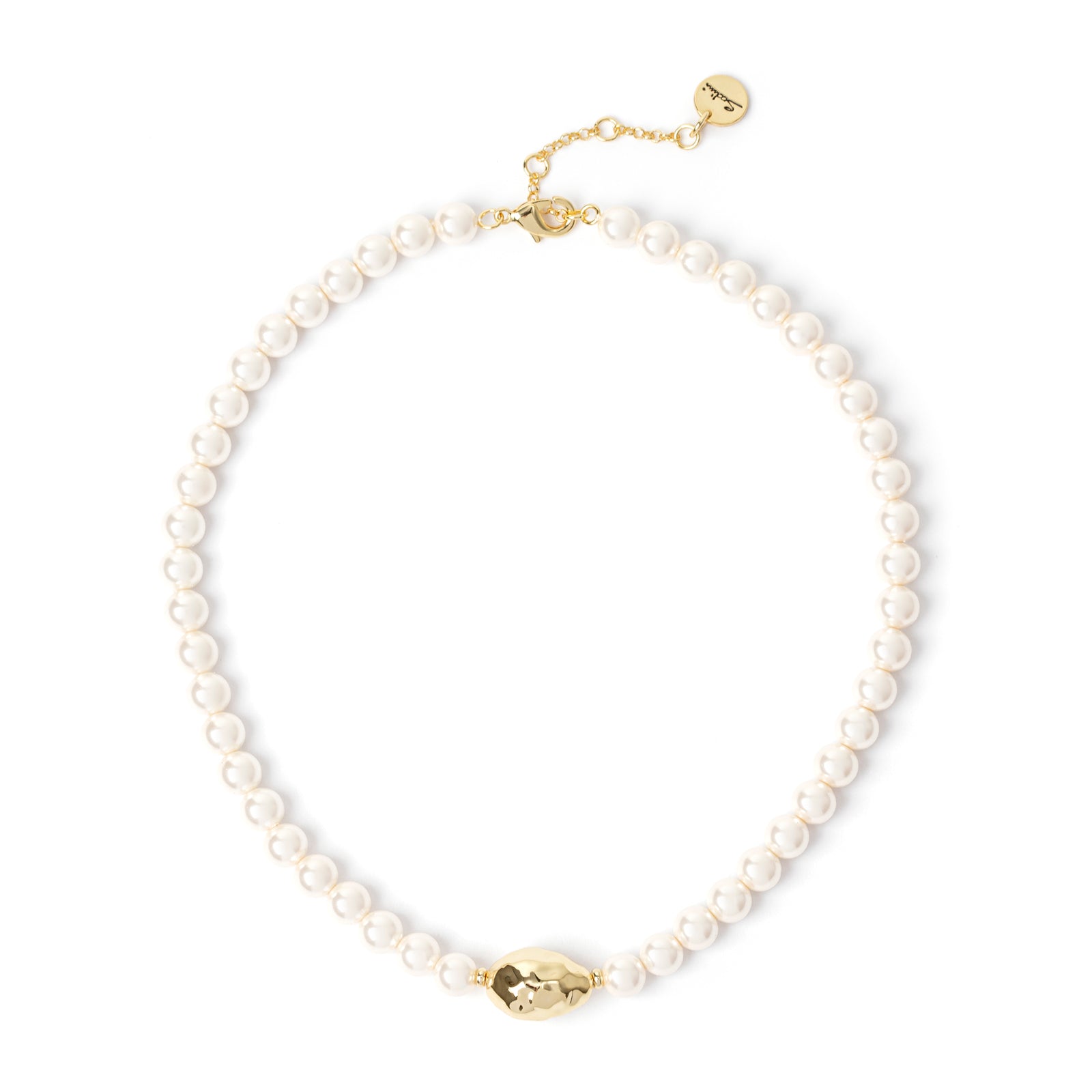 Pearls choker Leila - Gold - Sodini Bijoux