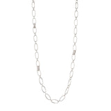 Collana lunga e anelli di zirconi Judith - Argento - Sodini Bijoux