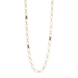 Collana lunga e anelli di zirconi Judith - Oro - Sodini Bijoux