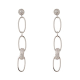 Orecchini a maglie ovali Judith - Argento - Sodini Bijoux