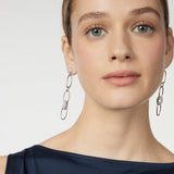 Orecchini a maglie ovali Judith - Argento - Sodini Bijoux