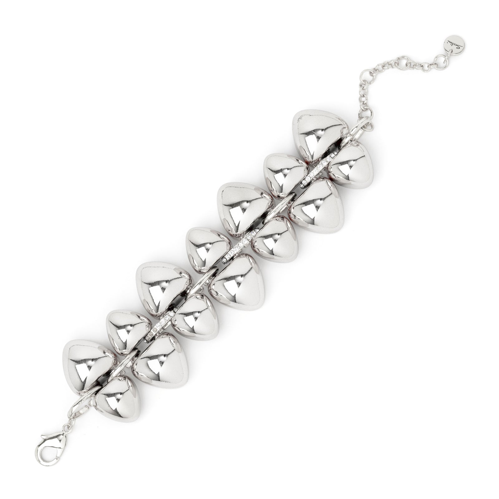 Bracciale con grandi gemme metallo Cocoon - Argento - Sodini Bijoux