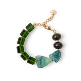 Bracciale Jane Fluorite e Crisocolla - Verde - Sodini Bijoux