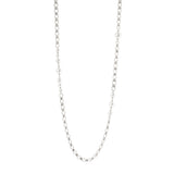 Long chain necklace and pearls Ninive - Silver - Sodini Bijoux