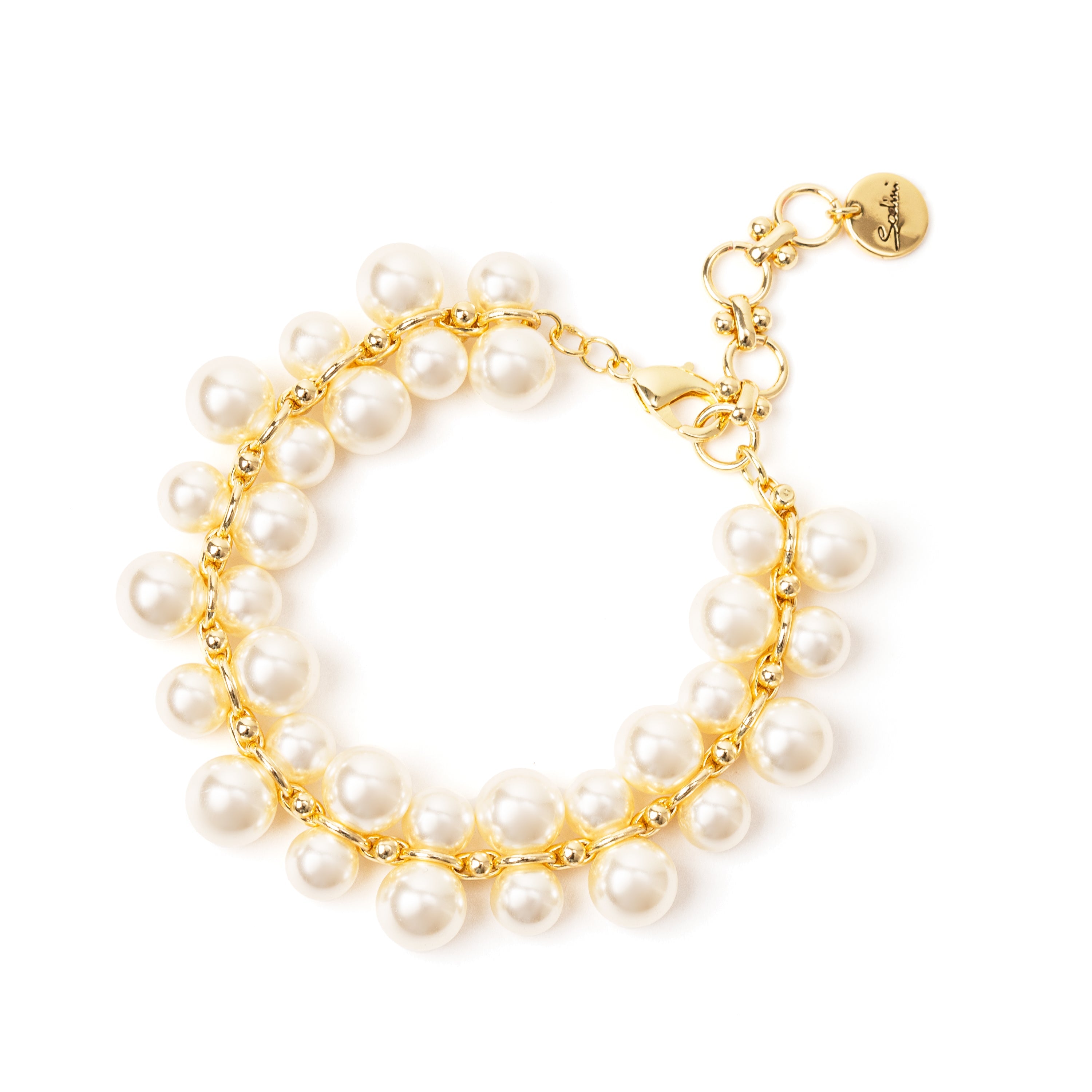 Bracciale catena e perle Ninive - Oro - Sodini Bijoux